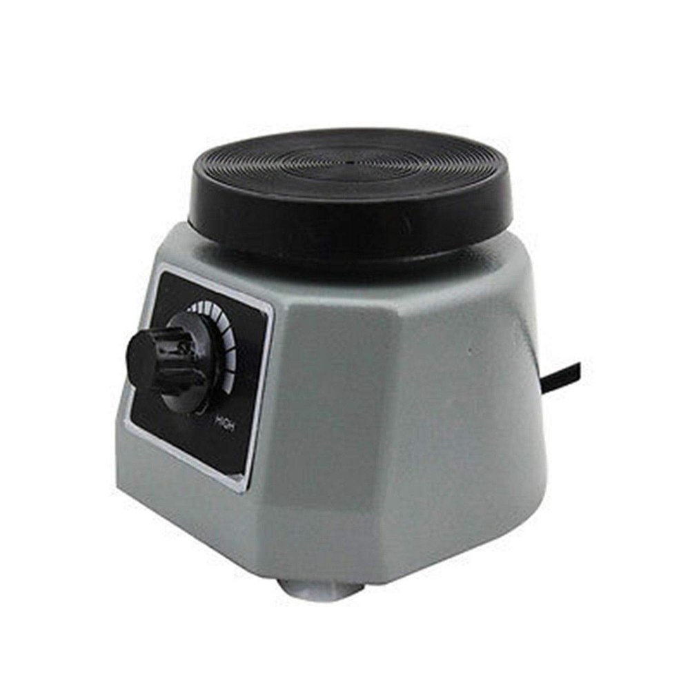 4" Dental Plaster Shaker Disc Grey Oral Dental Plaster Model Shaker Variable Intensity Laboratory Equipment