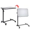 ETELIN Overbed Tables On Wheels, Height Adjustable Sofa Side Table Mobile Laptop Table Side Table For Bed Sofa Lap Table For Hospital Nursing Reading Eating view 1