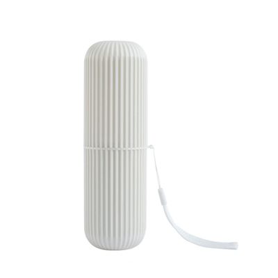 Ecoodisk Travel toothbrush case, non-slip waterproof toothbrush case portable toothbrush holder toothbrush storage box with lanyard for hiking camping business trip.,B