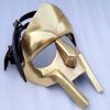 Medieval Gladiator Face Mask Mad Villain Doom MF Face Mask Steel Costume Leather Strips Theater Mask Face Covering Metal Face Mask view 1