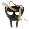 Medieval Gladiator Face Mask Mad Villain Doom MF Face Mask Steel Costume Leather Strips Theater Mask Face Covering Metal Face Mask view 3