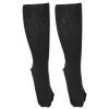 1Pair Extra Wide Diabetic Socks for Swollen Feet, Good Elasticity and Soft Cotton Diabetic Socks for Lymphedema, Obesity, Extra Wide feet or Leg Casts (43cm Length) Anti Slip Glue Bottom view 4