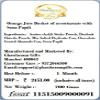 Ghasitaram Gifts Rakhi Gifts for Brothers Orange Jute Basket of assortments with Soan Papdi with 5 rakhis view 4