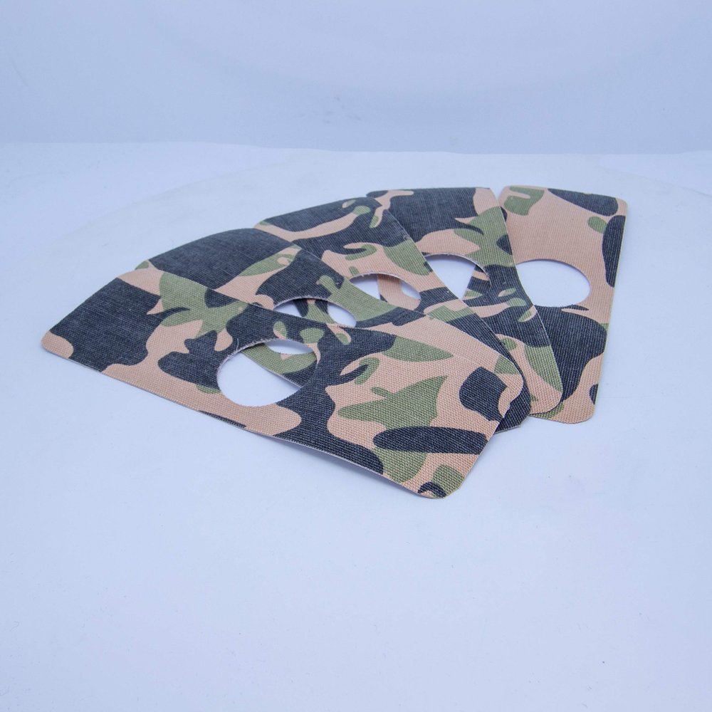Pre Cut Freestyle Libre Sensor Patches X5 Reusable Cover or Refill Many Colours (x12 Patches with Cover, Dark Blue)