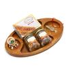 Ghasitaram Gifts Rakhi Gifts for Brothers Chip n Dip Platter with Milk Cake, Dryfruits, Roli Chawal Thali and Bhaiya Bhabhi Rakhis