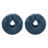 2Pcs Heel Pillow for AntiBedsore, Ankle Heel Elevator Support Pillow Surgery Recovery Foot Donut Loop Sleeping Leg Rest for Elderly Bedridden Patient (17 x 17 x 11cm) view 1