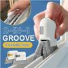 2-in-1 Groove Cleaning Tool Creative Window Groove Cleaning Cloth,Hand-held Crevice Cleaner Tools,Magic Window Track Cleaner,Window Groove Cleaning Brush with Replacement Pads (3pcs) view 2