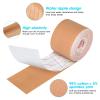 3 Rolls Kinesiology Tape, 5m x 5cm Physio Tape, Kinetic Elastic Water Resistant Muscle Tape Strapping for Support Adhesive Uncut Sports Breathable and Soft Muscle for Shoulder Knee Ankle (Beige) view 3