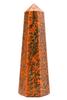 Amazing Gemstone Unakite Crystal Towers ~ Natural Healing Point Obelisk for Reiki and Grid (2 to 3 INCH) view 1
