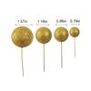 Balloon Cake Toppers Gold Glitter Mini Round Balls Cake Toppers Cupcake Toppers Cake Decorations for Birthday Wedding Anniversary Baby Shower Party Cake Decoration Supplies 30 PCS (Gold) view 2