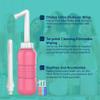 2-in-1 Portable Bidet Vaginal Douche Vaginal Cleaning Kit | Travel Bidet with Water Seal Cap and Bag | Peri Flushing Bottle for Postpartum Care Perineal Recovery and Cleansing view 2