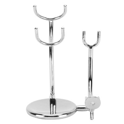 Manual Razors Stand, Electroplating Shaving Brush Holder Portable Soap Bowl Stand Modern Design Shaving Knife Stand