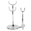 Manual Razors Stand, Electroplating Shaving Brush Holder Portable Soap Bowl Stand Modern Design Shaving Knife Stand view 1