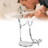 Manual Razors Stand, Electroplating Shaving Brush Holder Portable Soap Bowl Stand Modern Design Shaving Knife Stand view 3