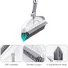 2 in 1 Floor Brushing, Adjustable V-Shaped Cleaning Brush, Long Handle Floor Tile Gap Brush, 180 Rotating Removable Brush Head for Bathroom Kitchen Tub Carpet view 3