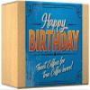 Gourmet Coffee Gift Set - HAPPY BIRTHDAY | Ground Coffee 600g (6 x 100g) - 6 Finest Single Origin Coffees | Hamper Style Gift Idea for Him & Her view 1