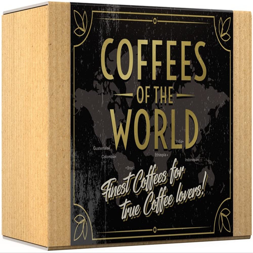 Black Donkey - Ground Coffee Gift Set - WORLD'S COFFEES - 600g (6x100g)