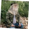 BESPORTBLE 2pcs Netting Outdoor Accessories Insect Net Hat Outdoor Hat Fishing Accessories Mesh Gnat Hat Net Garden Sun Fishing Net Hat Beekeeping Hat Sun Protection Polyester view 3