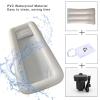 Medical Bedside Shower Inflatable Bathtub Kit, Portable Inflatable PVC Body Washing Basin System with Water Bag & Electric Air Pump, Bath in Bed Assistive Aid for Disabled, Elderly, Bedridden Patient view 2