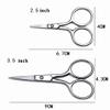 Stainless Steel Nose Hair Scissors Ear Trimmers Cut Beauty Tool (Color : 2.5 inch) view 2