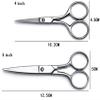 Stainless Steel Nose Hair Scissors Ear Trimmers Cut Beauty Tool (Color : 2.5 inch) view 3