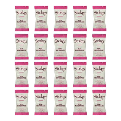 Stokes  Real Mayonnaise Sachet 32ml - Pack of 20