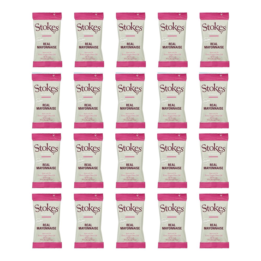 Stokes  Real Mayonnaise Sachet 32ml - Pack of 20