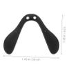 FOMIYES 3pcs Adjustable Nose Pads for Cycling Glasses Comfortable Eyewear Support for Outdoor Sports Design Suitable for Sunglasses and Eyeglasses Black view 2
