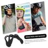 FOMIYES 3pcs Adjustable Nose Pads for Cycling Glasses Comfortable Eyewear Support for Outdoor Sports Design Suitable for Sunglasses and Eyeglasses Black view 4