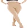 oytto Compression Pantyhose Women 20-30 mmHg Medical Gradient Support Compression Tights for Prevent Blood Clots and Varicose Veins (Beige Open-Toe,M,M) view 1