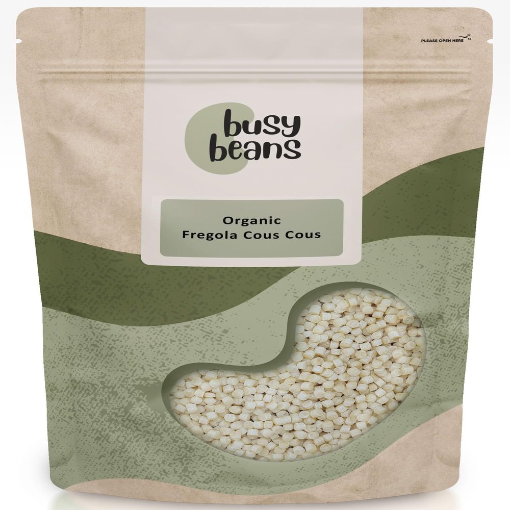 Organic Fregola Cous Cous - Certified Organic - by Busy Beans Organic (2kg)