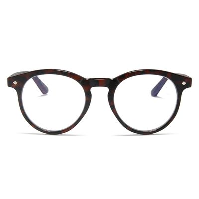 2SeeLife Large Round TR-90 Reading Glasses for Men & Women Medium-Large Fit, Durable, Spring Hinges, Blue Light Readers, Brown Tortoise, +1.50