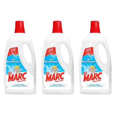 ST MARC 3 x 1 Litre Bicarbonate Concentrate Multi-Purpose Liquid