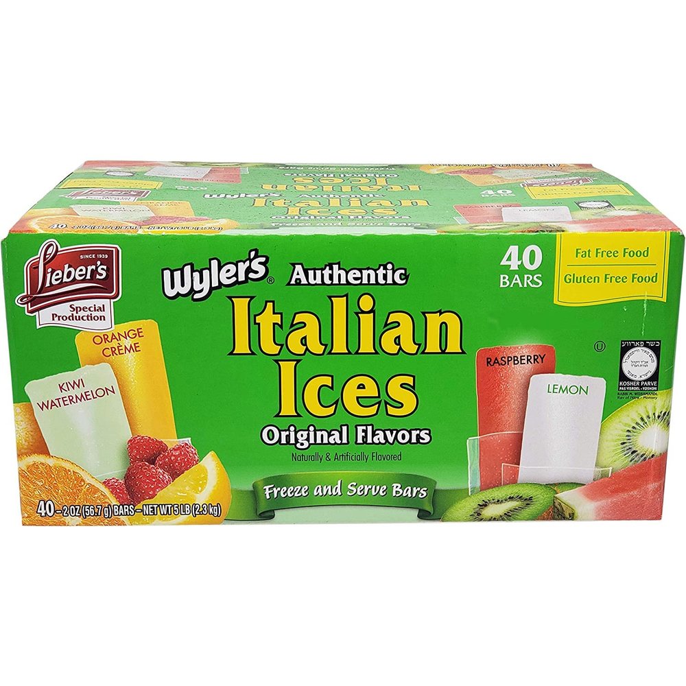 Wylers Authentic Italian Ices Original Flavours 40 x 56.7g