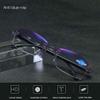 Keeplus Presbyopic Glasses Far and Near, Presbyopic Glasses Anti-blue Light, Color Glint Sapphire Dual-Use Reading Glasses, High Hardness Anti-blue light Reading Glasses Men Women (Flat) view 3