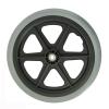 16x1.75, Wheelchair Rear Wheel Accessories, 16inch Wheelchair Replacement Wheel, PU Solid Wheelchair Wheel, Suitable for Wheelchair Roller, Bearing: 12mm (Size : 16inch/37cm(2 counts)) view 1