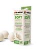 Meliconi Soft Wool Dryer Balls for Easy Drying of Clothes and Leaves Clothes Soft for a Long Time. 100% Natural New Zealand Wool, Pack of 3, White, Diameter Approx. 7 cm view 1