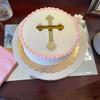 10pcs of Acrylic Baptism Cross Cake Topper, Mirror Cross Cake Decor, Gold Holy Communion Cross (Rose Gold, 8'') view 3