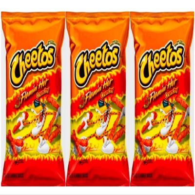 Cheetos Flamin Hot Crunchy 225g (Pack of 3)