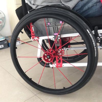 24inch 22inch Rear Wheel Sports Wheelchair Cover, Wheelchair Push Rim Covers, Wheelchair Hand Push Protective Sleeve for Improve Grip