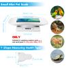 Digital Small Pet Scale, Mini LCD Electronic Scale with Tape Measure, Multi-Function Kitchen Bathroom Weight Scale, Measure Weight Accurately for Small animals/Jewellery/Food(Up to 15kg) view 2