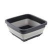 2.4 Gal(9L) Collapsible Dish Pans for Washing Dishes, Space Saving Multiuse Foldable Sink Tub, Kitchen Storage Tray for Outdoor Camping, Vegetable Washing, RV (Black) view 1