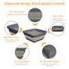 2.4 Gal(9L) Collapsible Dish Pans for Washing Dishes, Space Saving Multiuse Foldable Sink Tub, Kitchen Storage Tray for Outdoor Camping, Vegetable Washing, RV (Black) view 2