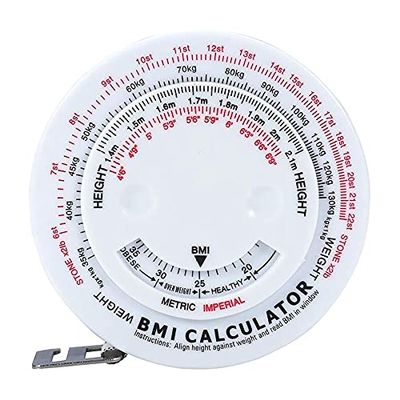 Body Waist Measure Tape Round Tester for Body Measurements Weight Loss Maintain a Healthy Body Shape 1.5M Long