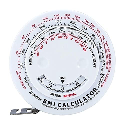 Body Waist Measure Tape Round Tester for Body Measurements Weight Loss Maintain a Healthy Body Shape 1.5M Long
