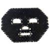 Jade Face Mask Natural Crystal Facial Mask Jade Ice Sleeping Mask Beauty Skincare Massage Tool for Face To Promote Relaxation and Stress Relief Rose Quartz Gifts (Color : Obsidian) view 1