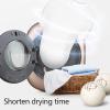 Teahutty 6-Pack Wool Dryer Balls, Reusable Natural Fabric Softeners Reduces Clothing Wrinkles and Saves Drying Time Laundry Balls for Dryer view 3