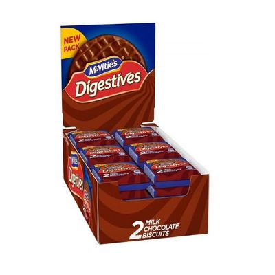 McVitie's Milk Chocolate Digestives To Go, 33.3 g (Pack of 24)