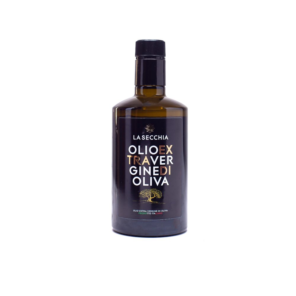 La Secchia - Italian Extra Virgin Olive Oil, Olives Grown Near Lake Garda, Flavorfull, Fruity, Bitter, Extra Virgin Olive Oil 100% Artisan, Made in Italy, 500ml