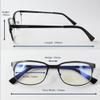 Zeniki Blue Light Blocking Glasses - Reduce Eye Strain, Headaches and Improve Sleep for Screen Users - Lightweight Premium Metal Design For Men And Women (Black) view 2